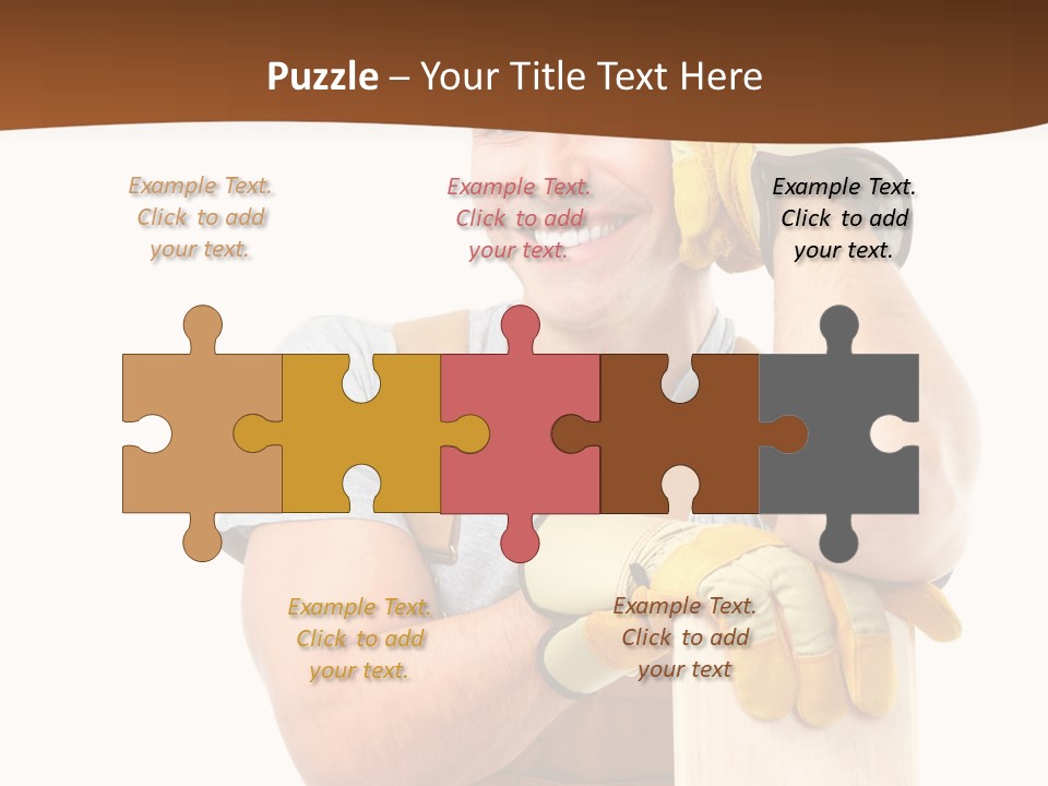 Yellow Construction Suit PowerPoint Template