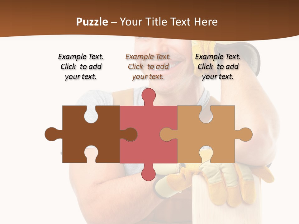 Yellow Construction Suit PowerPoint Template