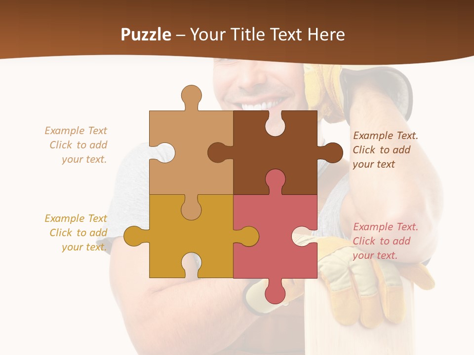 Yellow Construction Suit PowerPoint Template