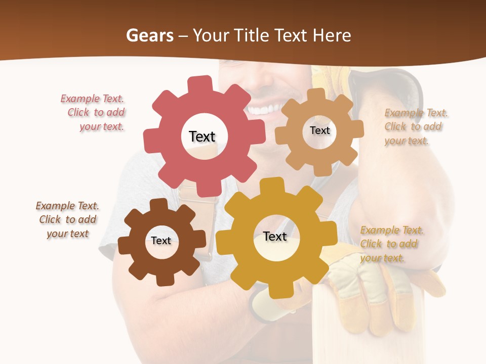 Yellow Construction Suit PowerPoint Template