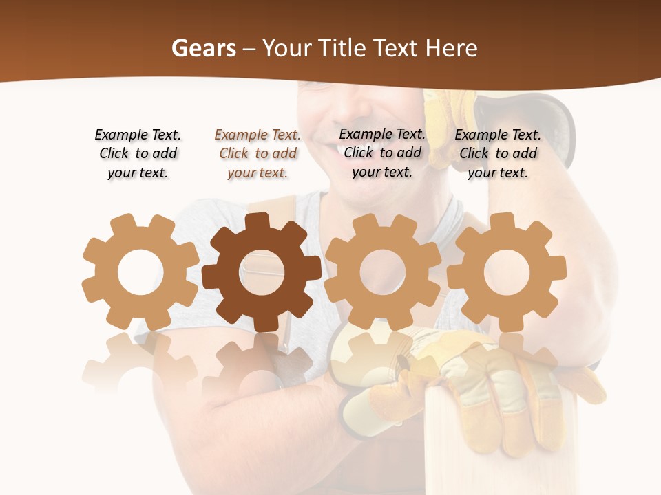 Yellow Construction Suit PowerPoint Template