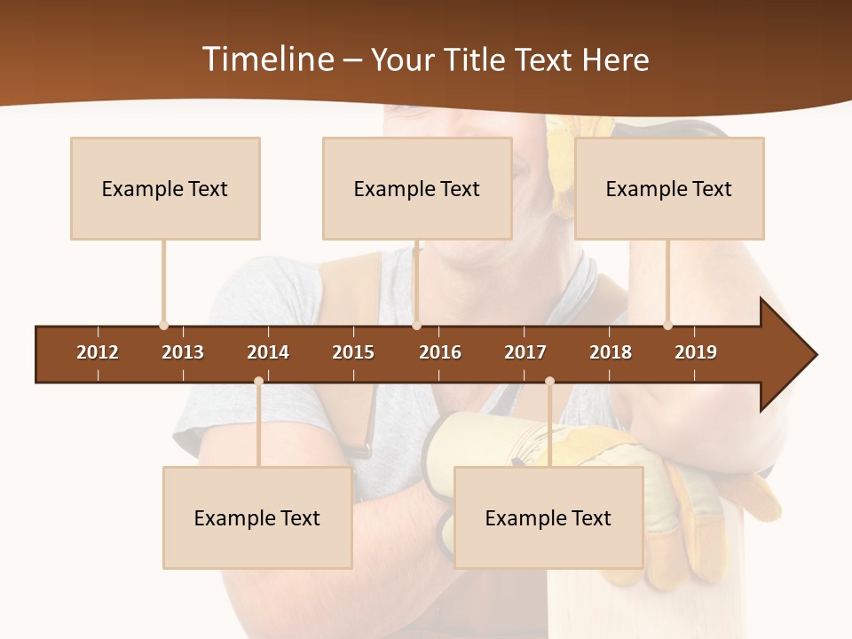 Yellow Construction Suit PowerPoint Template