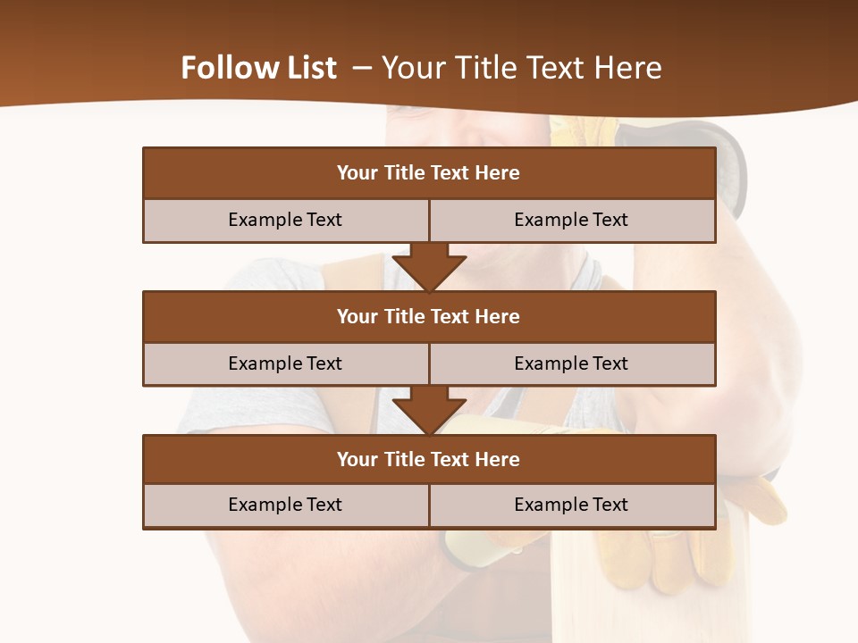 Yellow Construction Suit PowerPoint Template