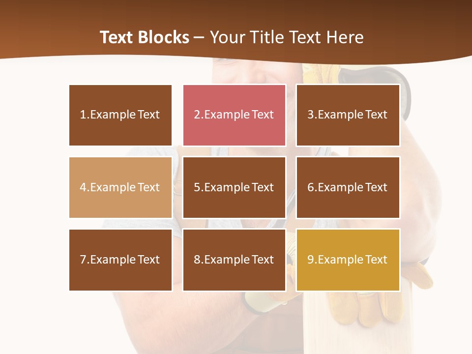 Yellow Construction Suit PowerPoint Template