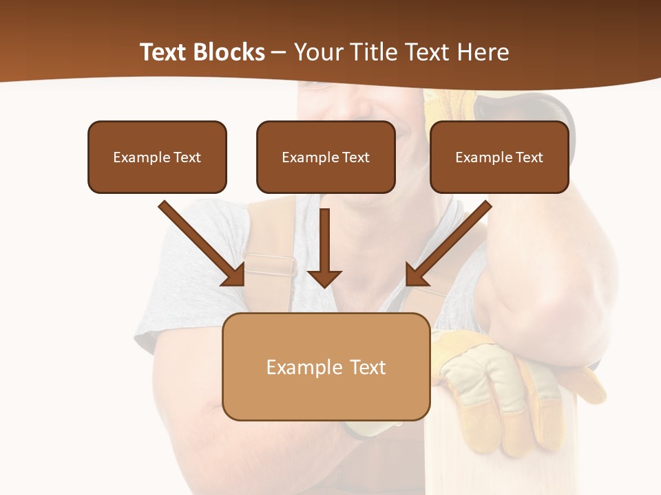 Yellow Construction Suit PowerPoint Template