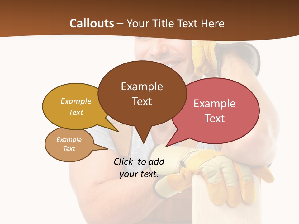 Yellow Construction Suit PowerPoint Template