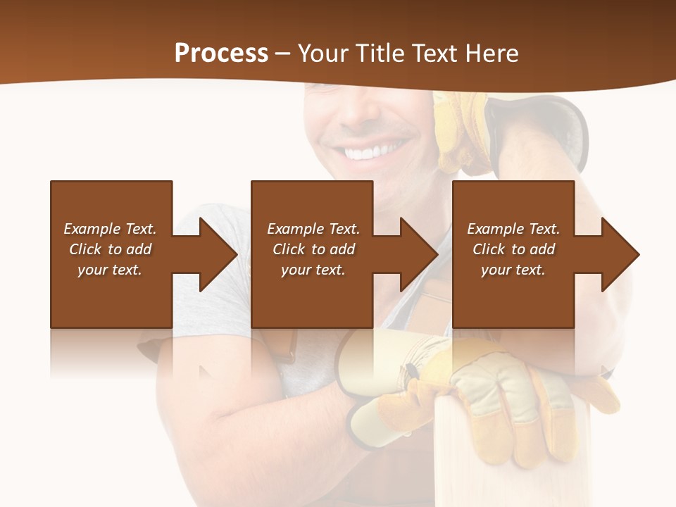 Yellow Construction Suit PowerPoint Template