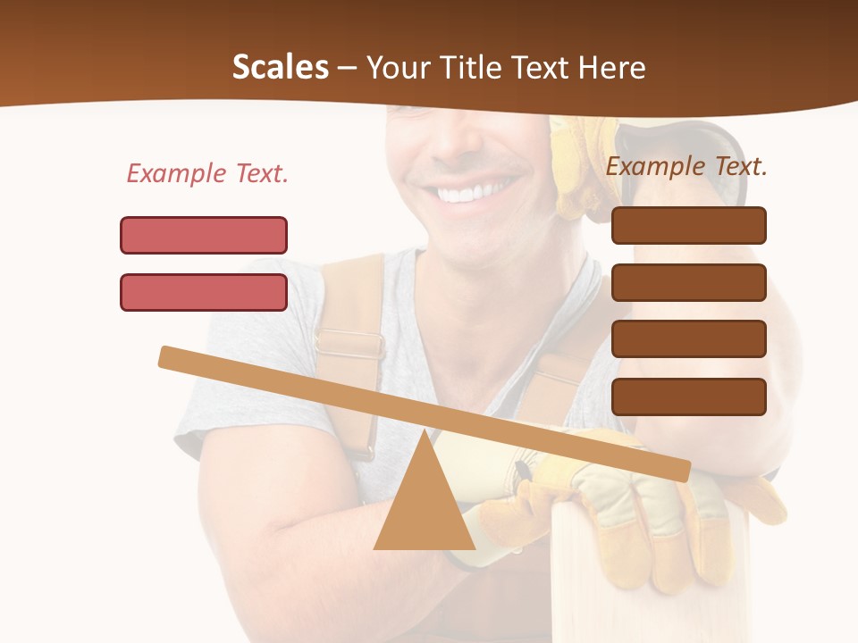 Yellow Construction Suit PowerPoint Template