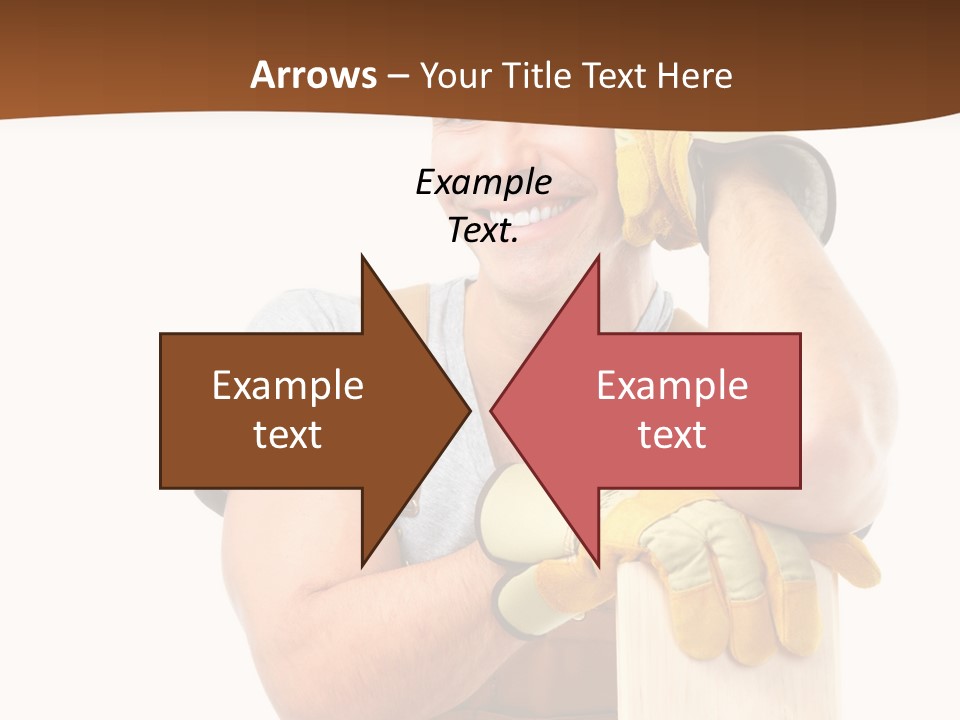 Yellow Construction Suit PowerPoint Template