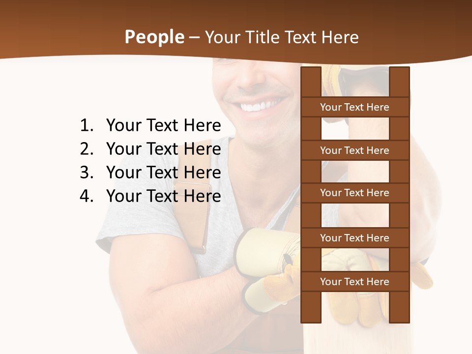 Yellow Construction Suit PowerPoint Template