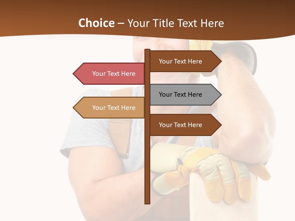 Yellow Construction Suit PowerPoint Template