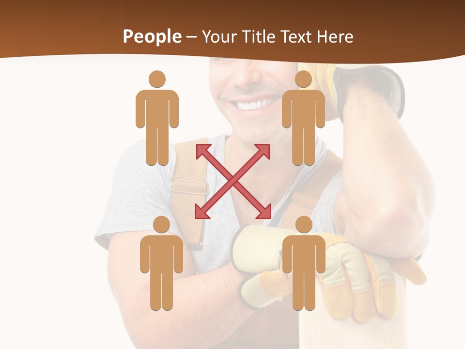 Yellow Construction Suit PowerPoint Template