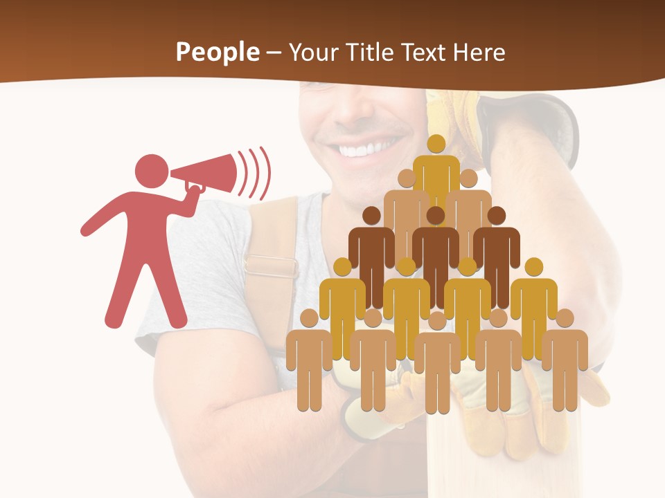 Yellow Construction Suit PowerPoint Template