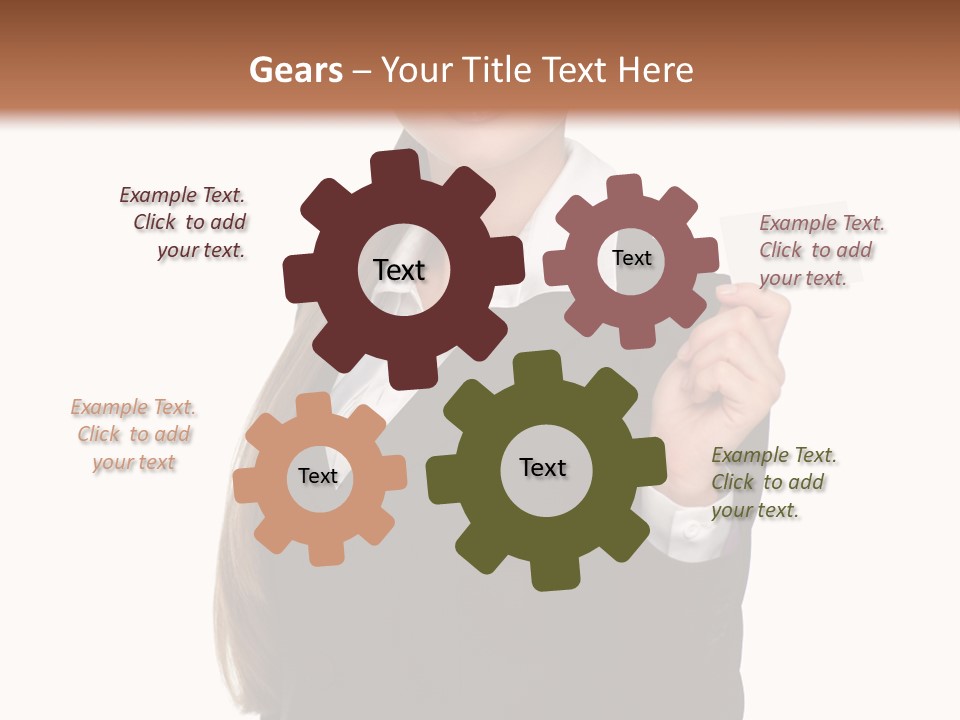 Face Clothing Commercial PowerPoint Template