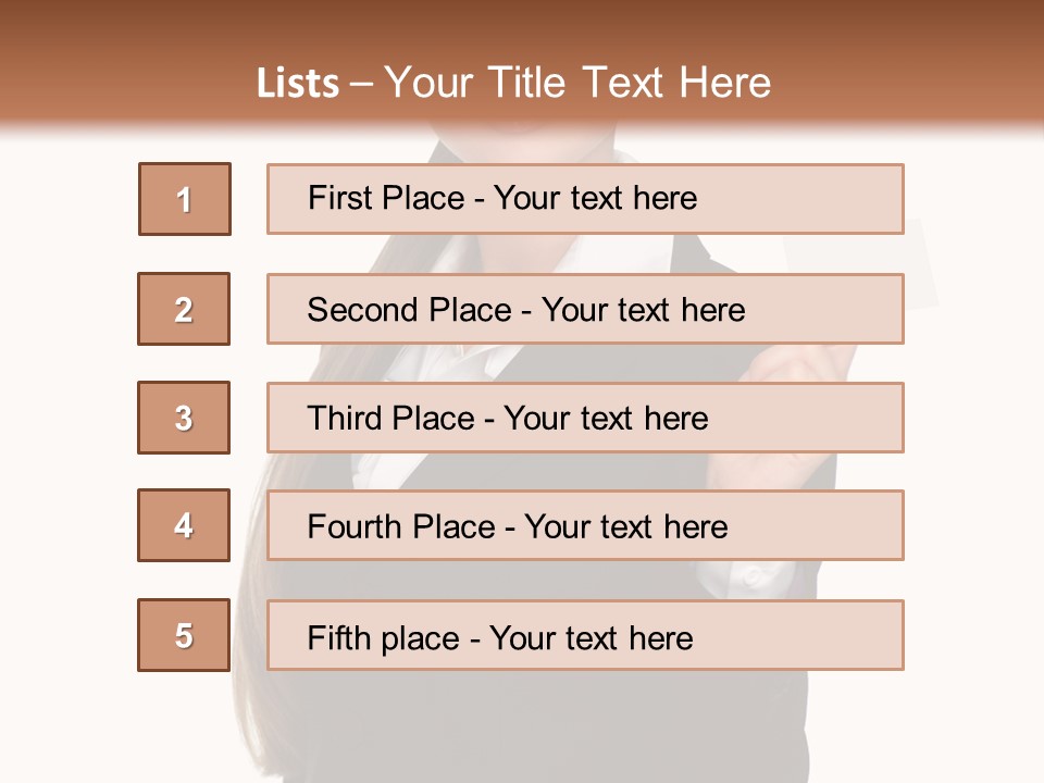 Face Clothing Commercial PowerPoint Template