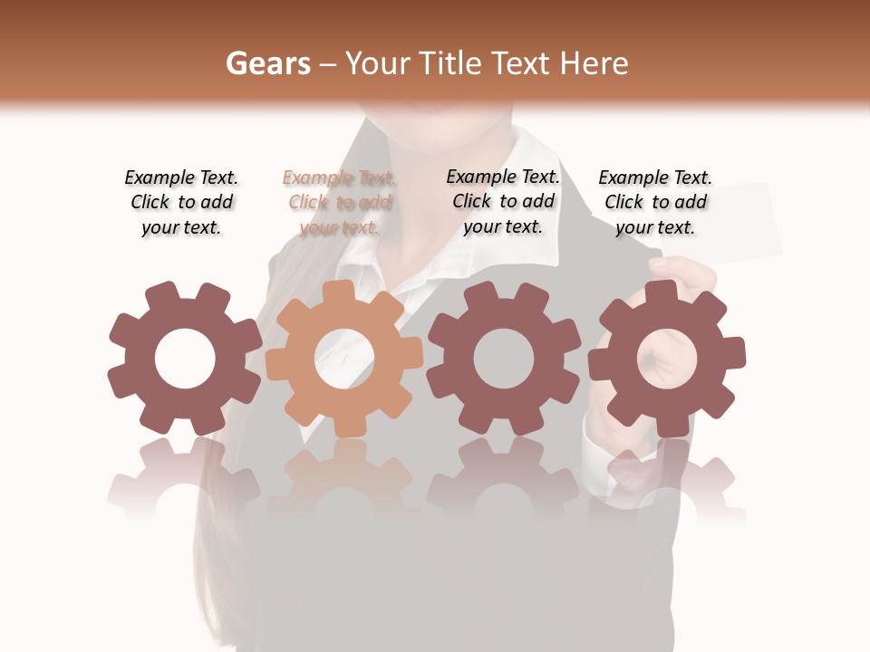 Face Clothing Commercial PowerPoint Template