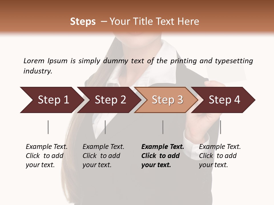 Face Clothing Commercial PowerPoint Template