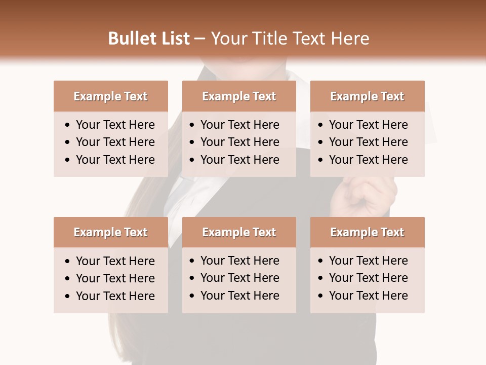 Face Clothing Commercial PowerPoint Template