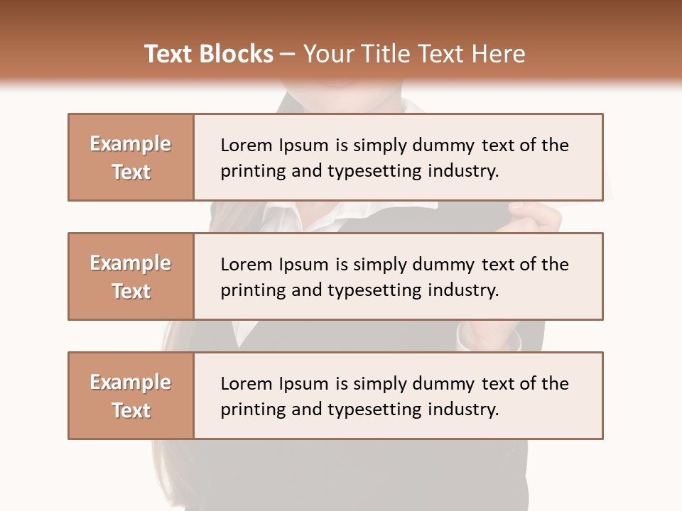 Face Clothing Commercial PowerPoint Template