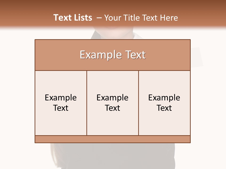 Face Clothing Commercial PowerPoint Template