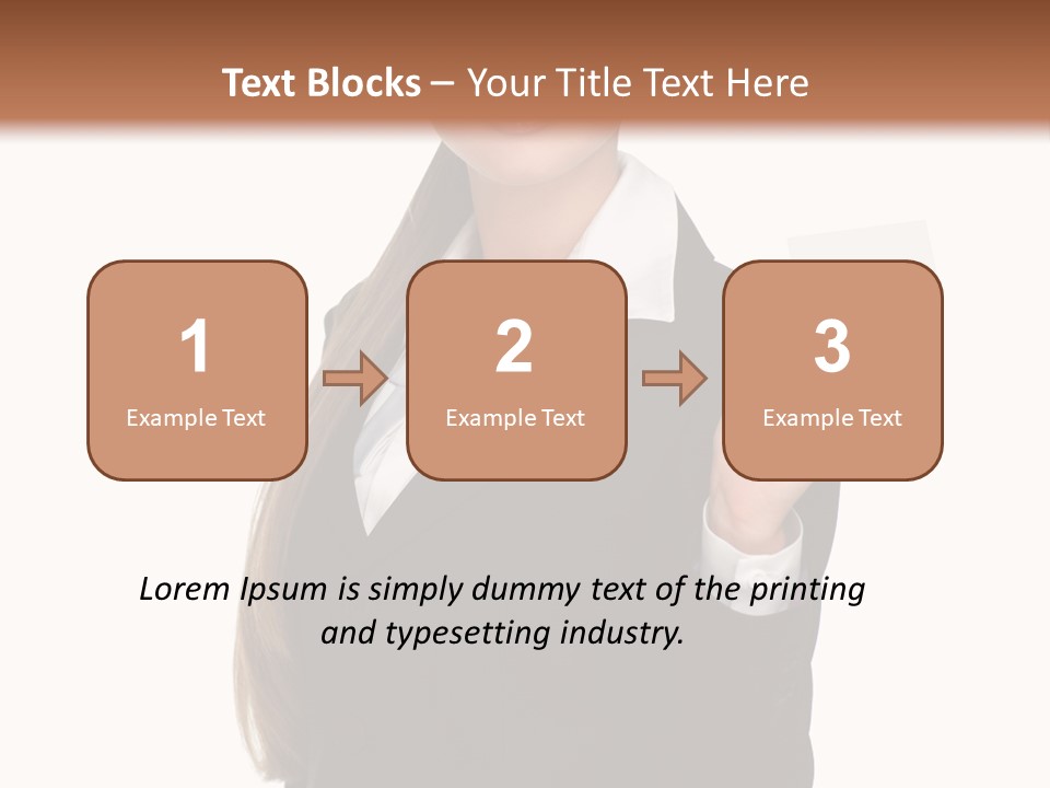 Face Clothing Commercial PowerPoint Template