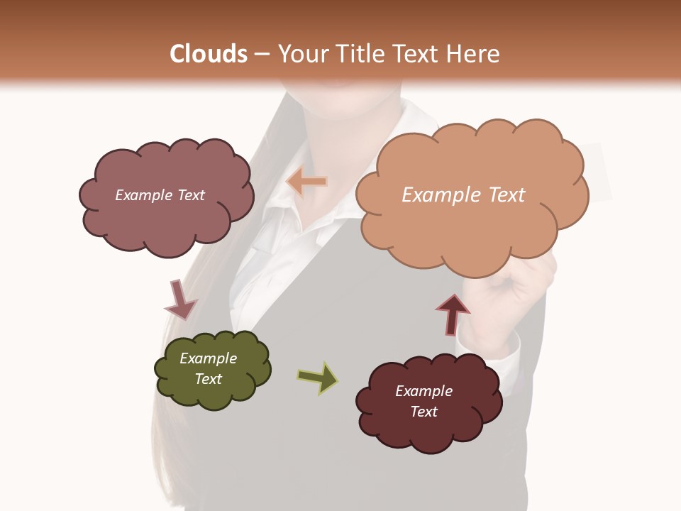 Face Clothing Commercial PowerPoint Template