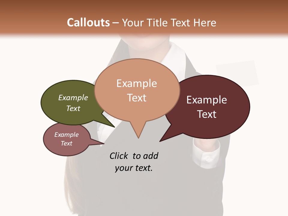 Face Clothing Commercial PowerPoint Template