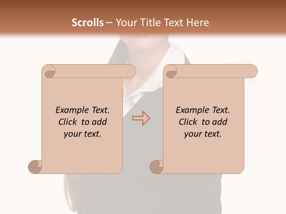 Face Clothing Commercial PowerPoint Template