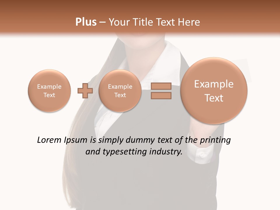 Face Clothing Commercial PowerPoint Template