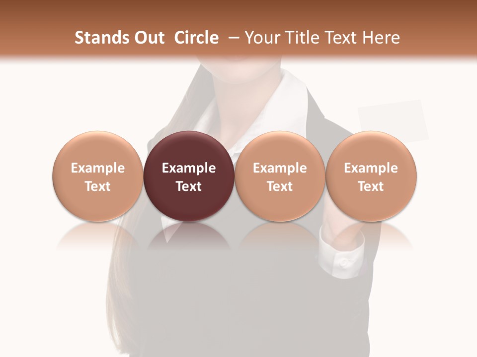 Face Clothing Commercial PowerPoint Template