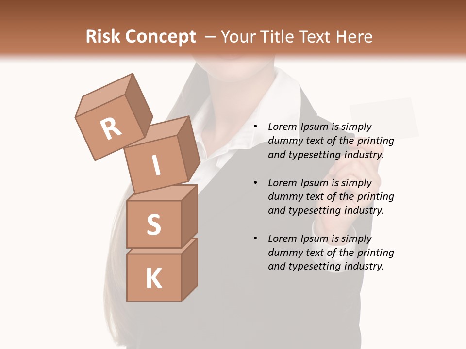 Face Clothing Commercial PowerPoint Template