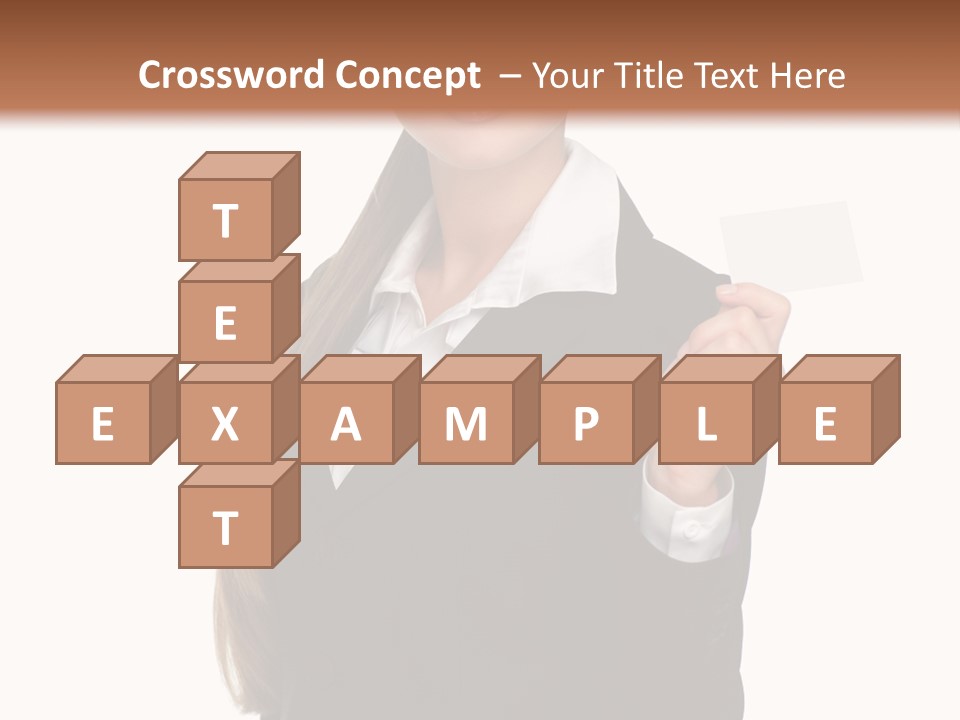 Face Clothing Commercial PowerPoint Template