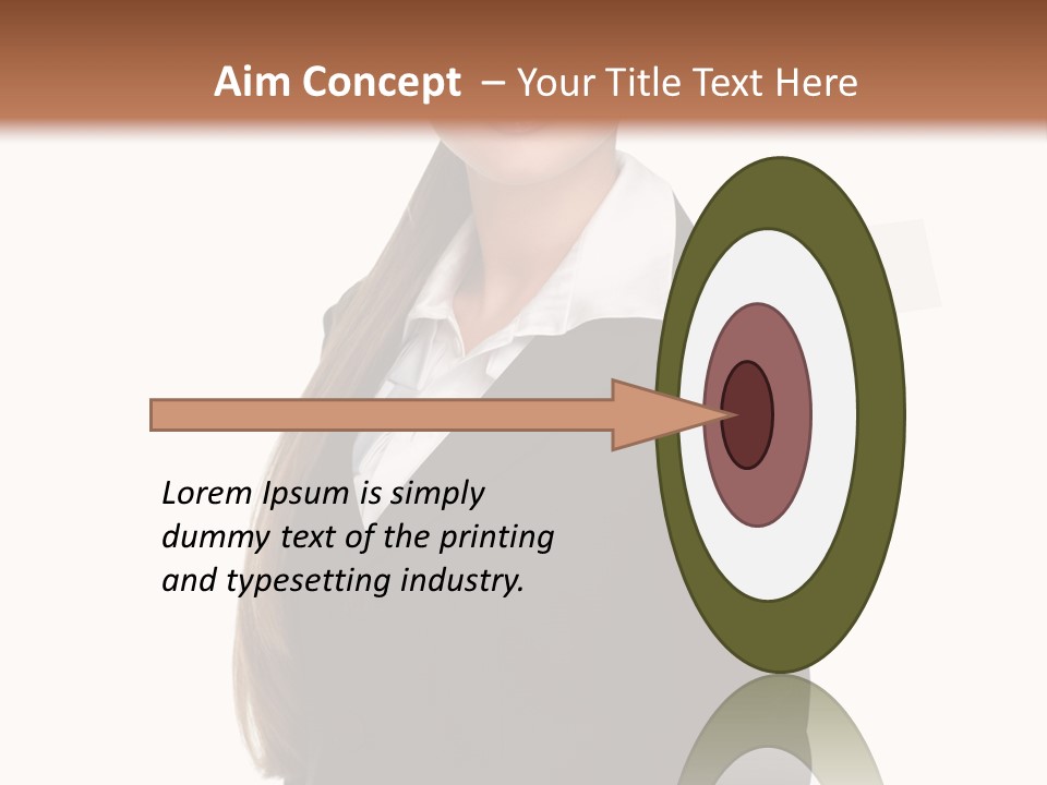 Face Clothing Commercial PowerPoint Template