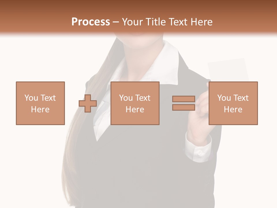 Face Clothing Commercial PowerPoint Template