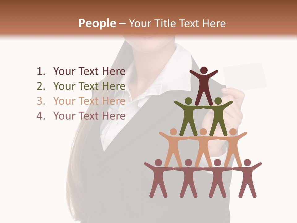 Face Clothing Commercial PowerPoint Template