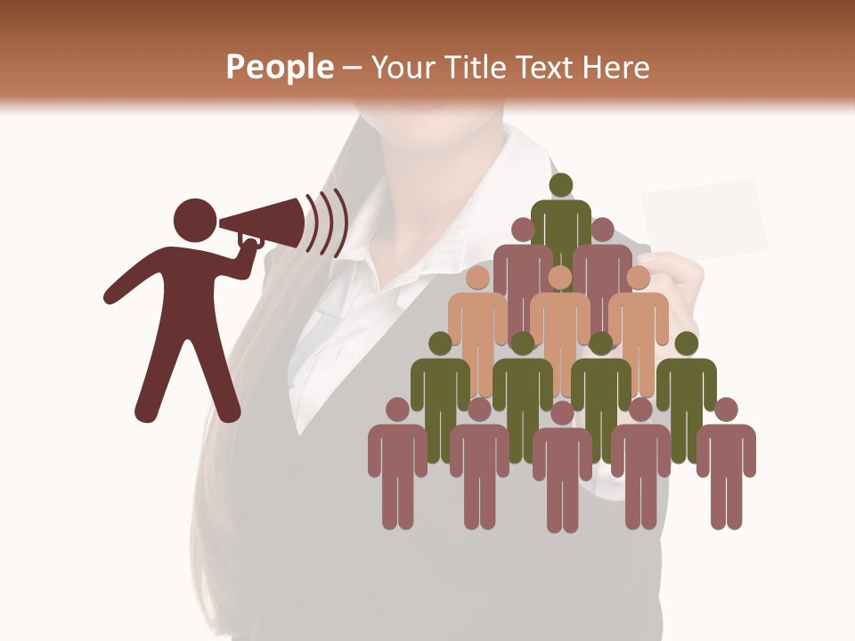 Face Clothing Commercial PowerPoint Template