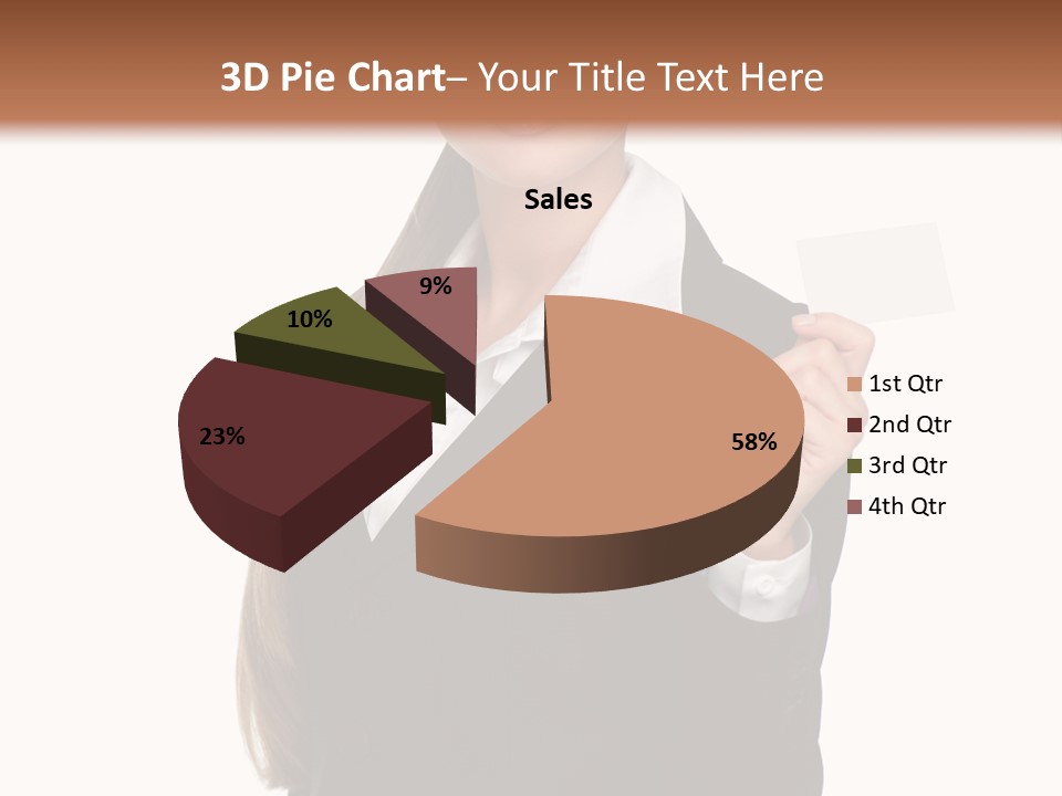 Face Clothing Commercial PowerPoint Template