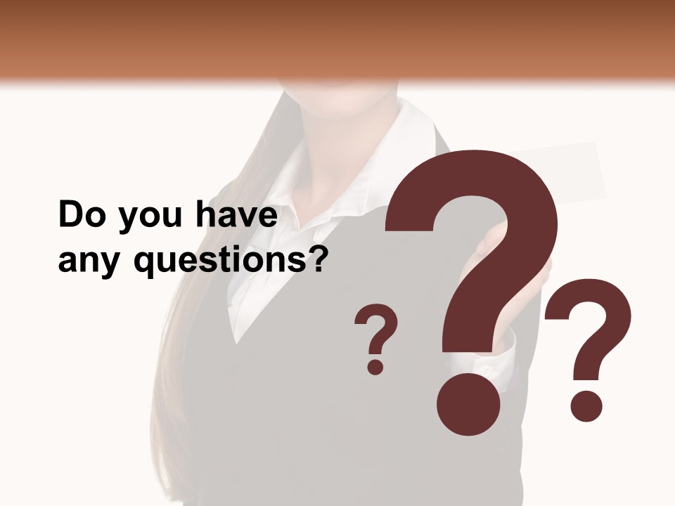 Face Clothing Commercial PowerPoint Template