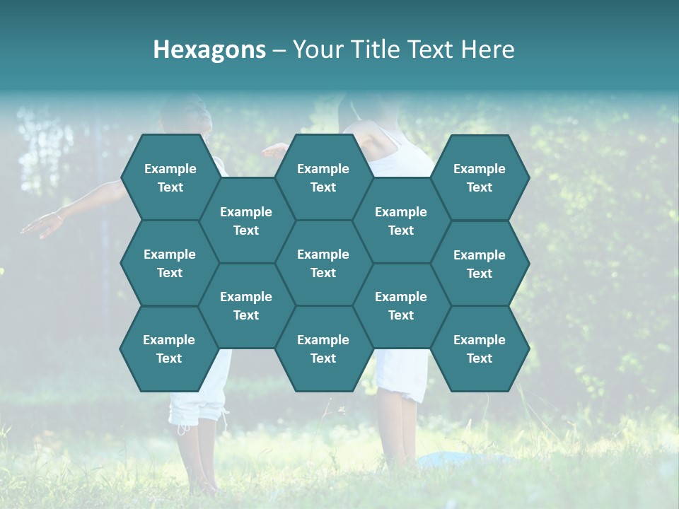 Adult Peaceful Health PowerPoint Template