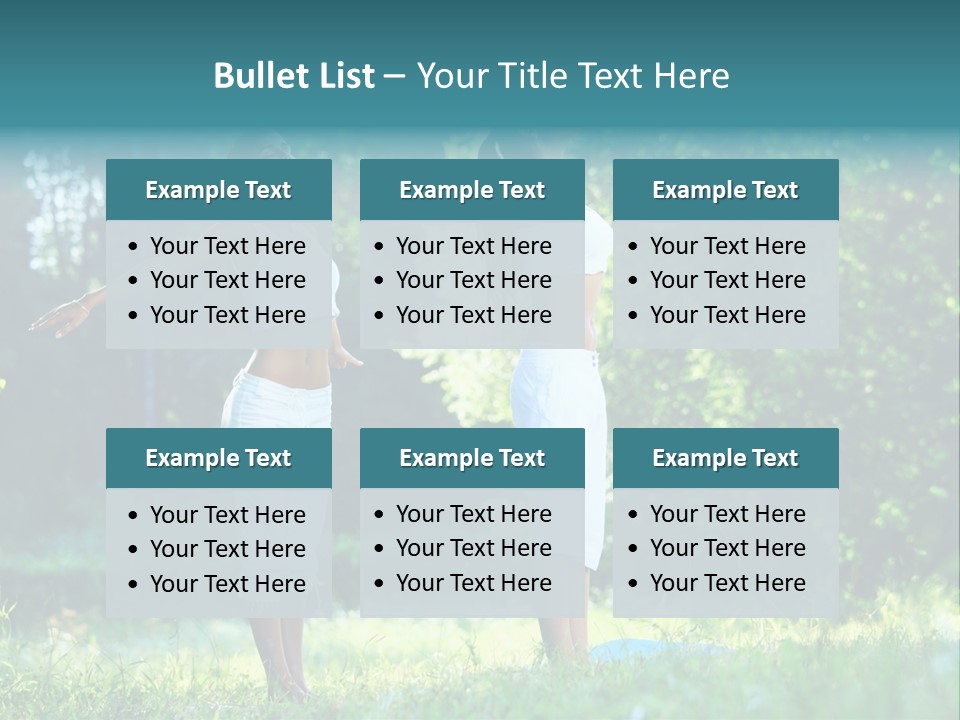 Adult Peaceful Health PowerPoint Template