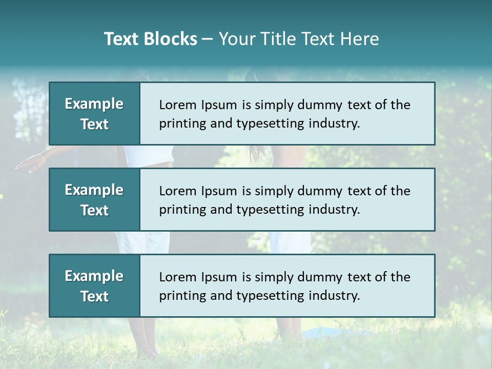 Adult Peaceful Health PowerPoint Template