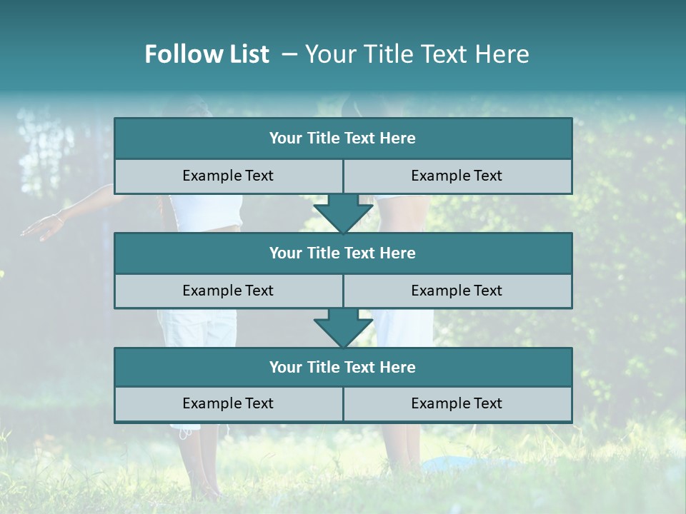 Adult Peaceful Health PowerPoint Template