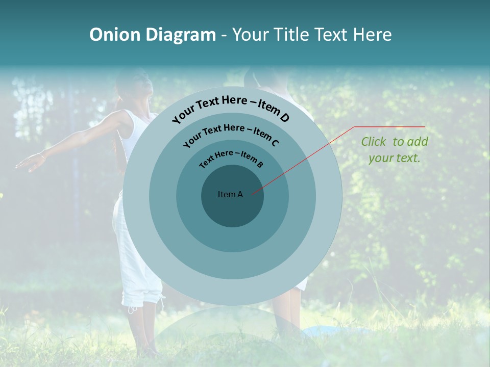 Adult Peaceful Health PowerPoint Template