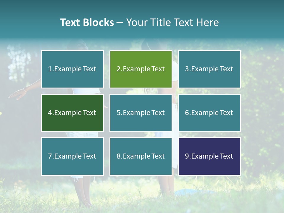 Adult Peaceful Health PowerPoint Template