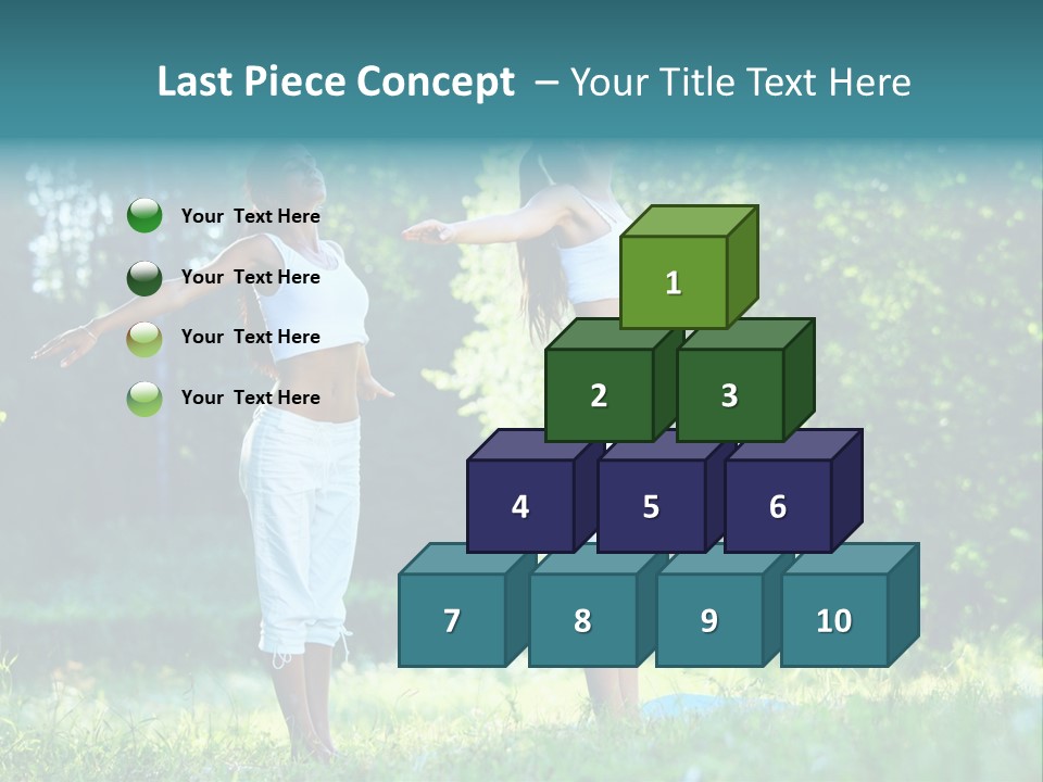 Adult Peaceful Health PowerPoint Template