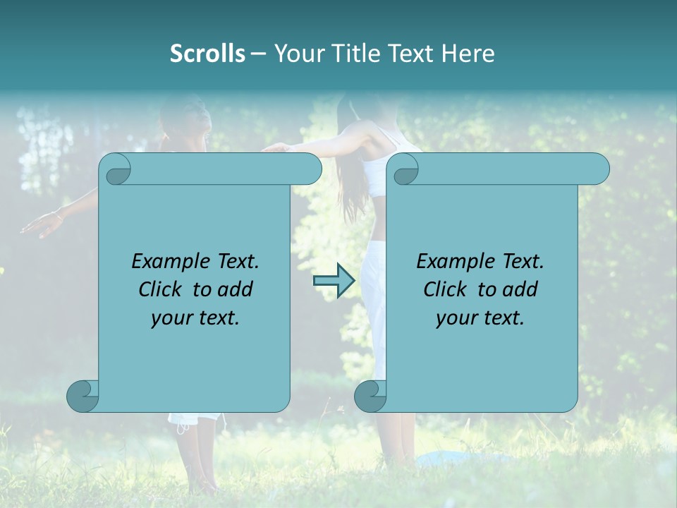 Adult Peaceful Health PowerPoint Template