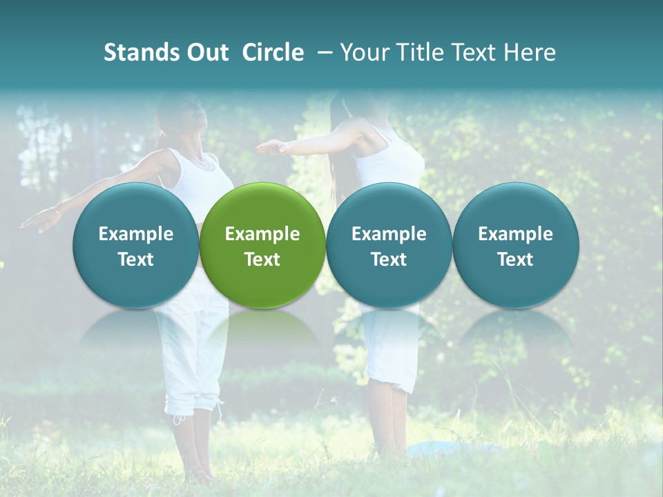 Adult Peaceful Health PowerPoint Template