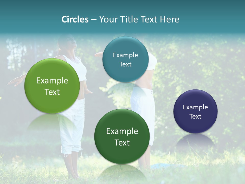 Adult Peaceful Health PowerPoint Template