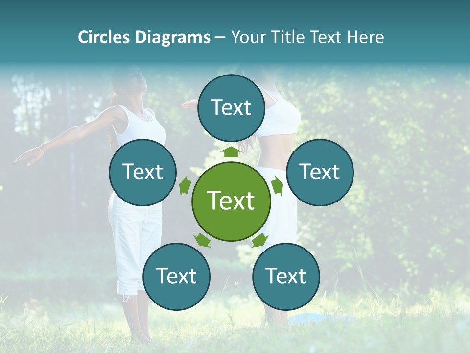 Adult Peaceful Health PowerPoint Template