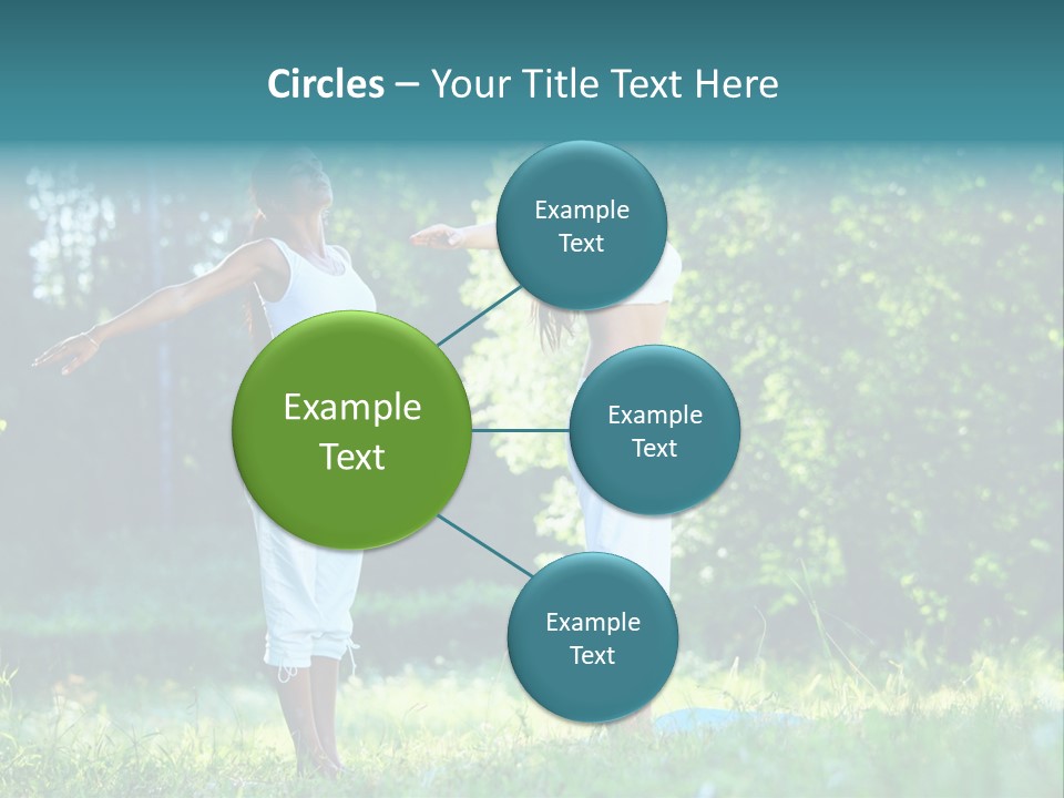 Adult Peaceful Health PowerPoint Template